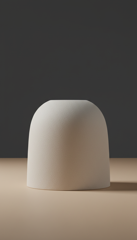 Matte Ceramic Candle Warmer with Timer