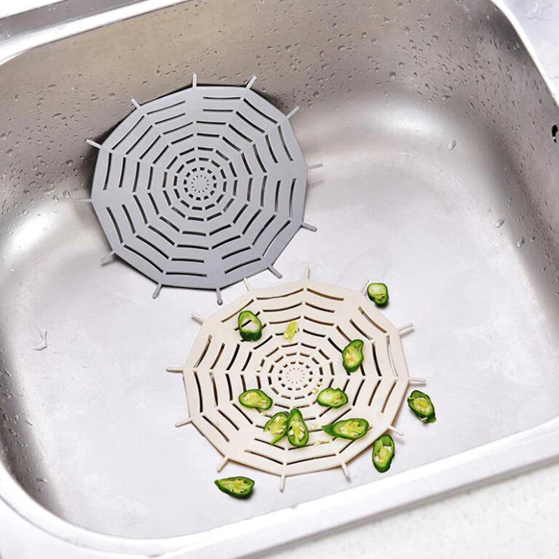 Shower Drain Silicone Kitchen Sink Filter Hair Stopper Catcher Filter Bathroom Accessories Bathtub Strainer Sewer Outfall Filter